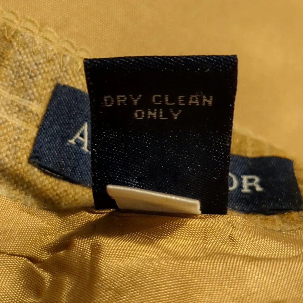 Ann Taylor - Tan Plaid Wool Skirt - Picture 6 of 8